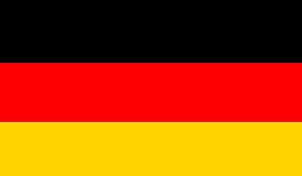 Flagge-Bundes Republik Deutschland